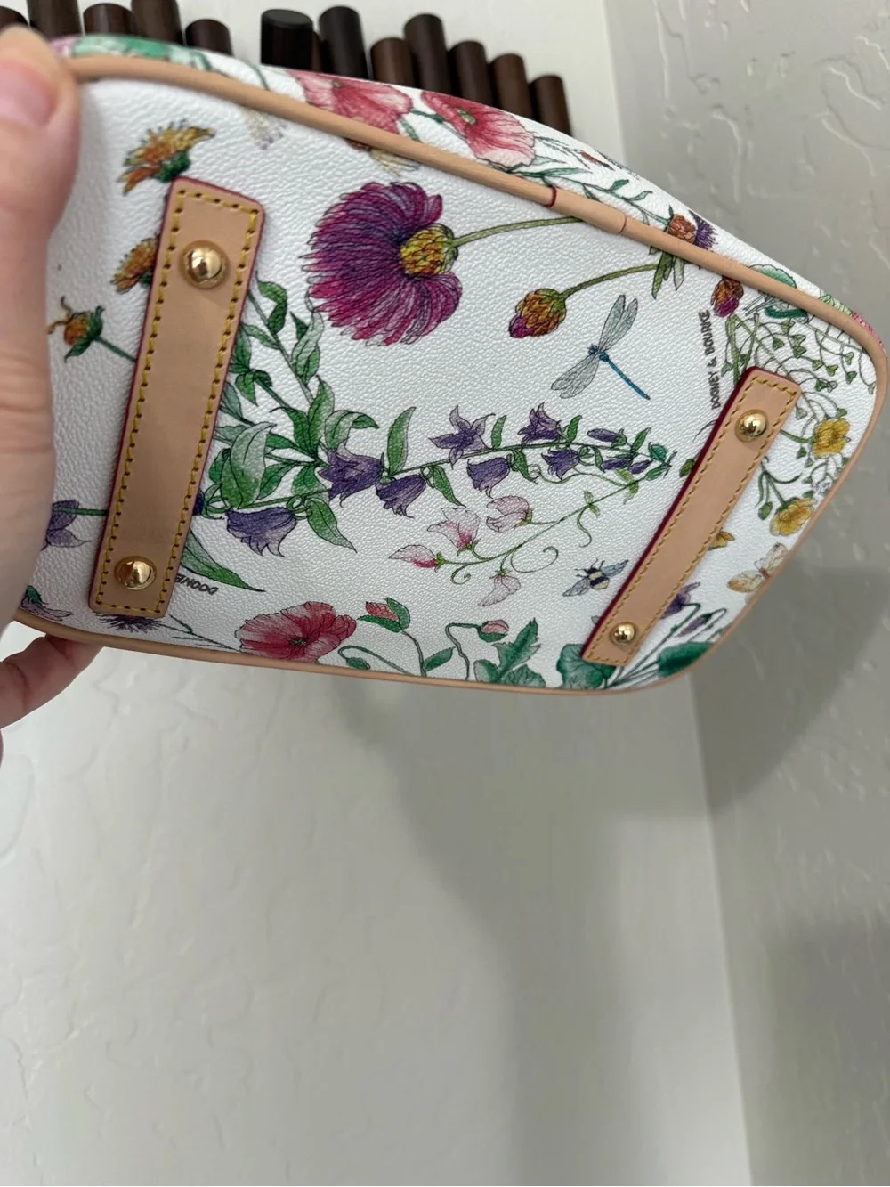 Dooney & Bourke Botanicals Dome Satchel - Picture 3 of 6